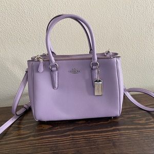 Coach Mini Surrey Carry All - Lilac - NWOT